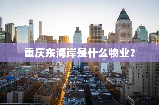 重庆东海岸是什么物业？