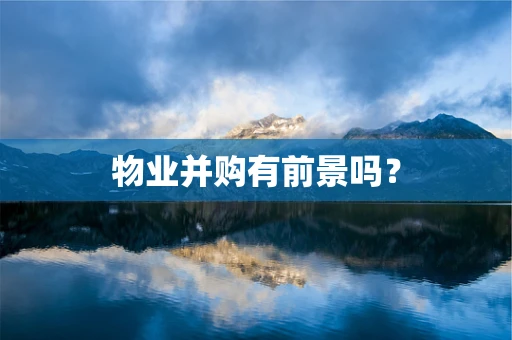 物业并购有前景吗？
