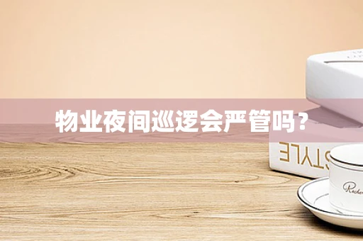 物业夜间巡逻会严管吗？