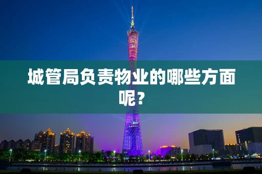 城管局负责物业的哪些方面呢？