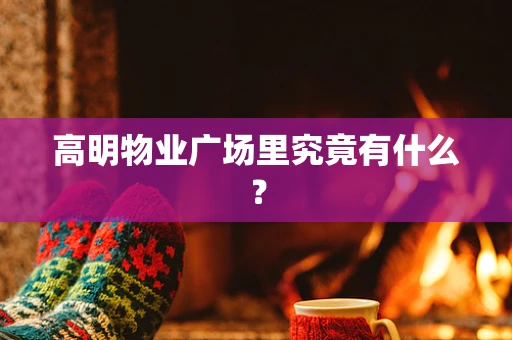高明物业广场里究竟有什么？