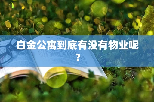 白金公寓到底有没有物业呢？