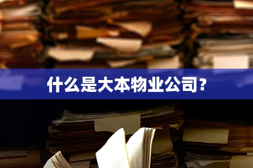 什么是大本物业公司？