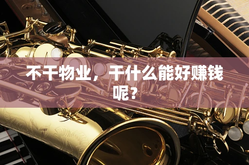 不干物业，干什么能好赚钱呢？