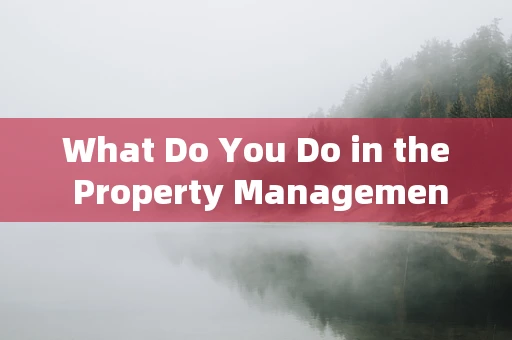 What Do You Do in the Property Management?