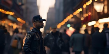 物业衣服是警察的衣服吗？